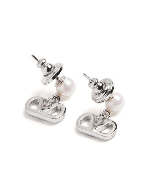 Valentino Garavani VLogo Signature earrings - Silver - zdjęcie produktu nr 2