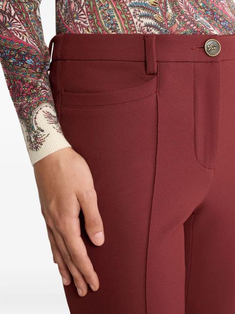 ETRO fit-flare trousers - Red