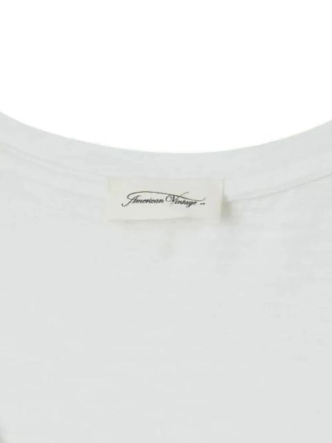 American Vintage Jacksonville scoop-neck tank top - White