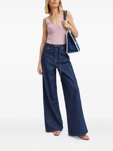 ZIMMERMANN ribbed-knit top - Pink