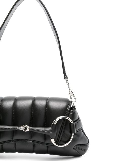 Gucci small Horsebit Chain shoulder bag - Black