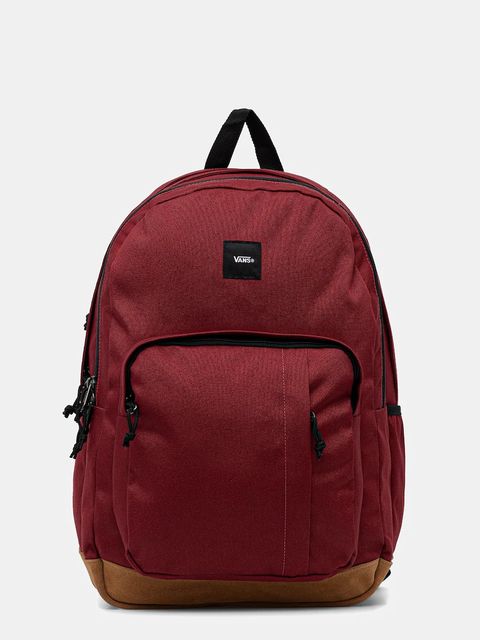 Vans plecak kolor bordowy duży gładki VN000HRHBRD1 - zdjęcie produktu nr 1
