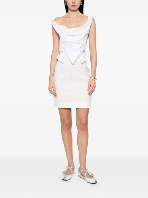 Vivienne Westwood floral mini skirt - White - zdjęcie produktu nr 2