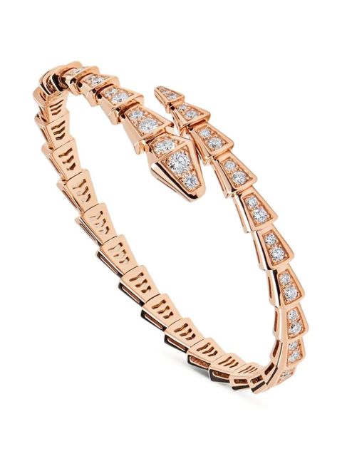 Bvlgari 18K rose gold Serpenti Viper diamond bracelet - Pink - zdjęcie produktu nr 2