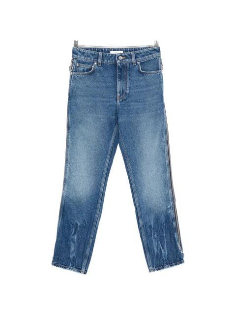 Rabanne zip-detail cropped jeans - Blue - zdjęcie produktu nr 1
