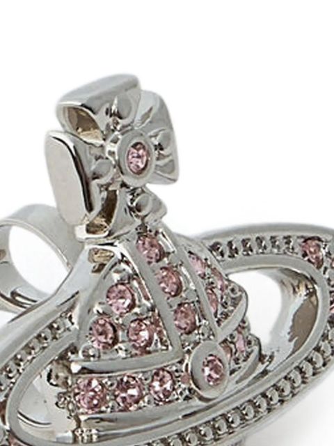 Vivienne Westwood orb motif bas-relief earrings - Silver