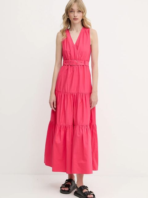 Morgan sukienka kolor różowy maxi rozkloszowana RASKA - zdjęcie produktu nr 1