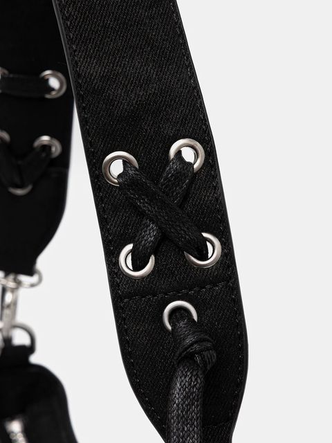 Desigual torebka ROMEO FLORAL TOTAL BL kolor czarny 25WAXP40