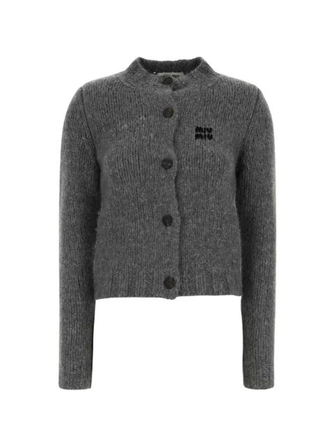 Miu Miu cashmere cardigan - Grey - zdjęcie produktu nr 1