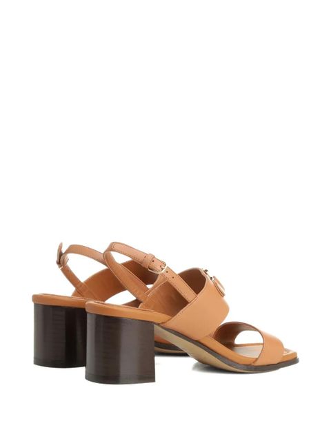 Ferragamo Gancini leather sandals - Neutrals