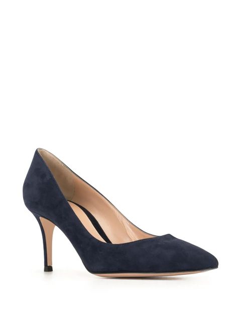 Gianvito Rossi 70mm pointed-toe pumps - Blue - zdjęcie produktu nr 2