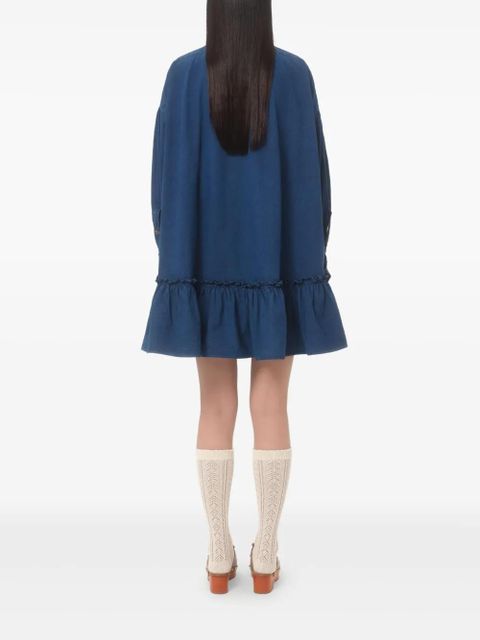 Valentino Garavani lightweight Denim Dress - Blue