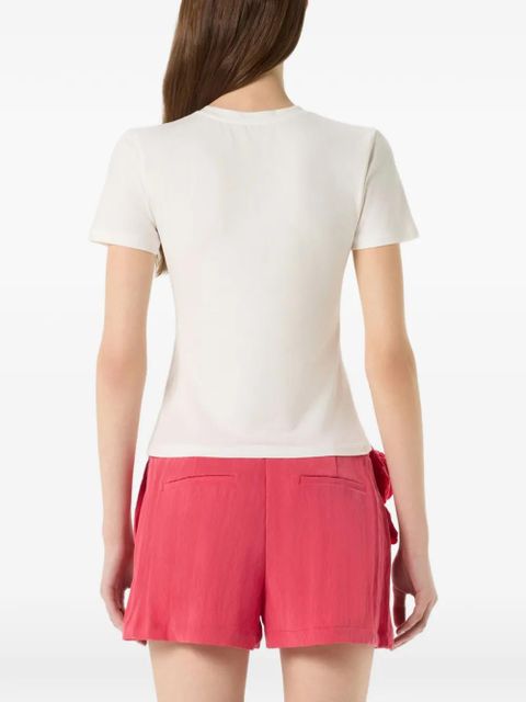 Blumarine butterfly-print T-shirt - White