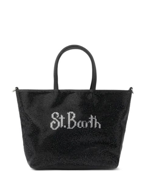 MC2 Saint Barth Strass rhinestone-embellished mini bag - Black - zdjęcie produktu nr 1
