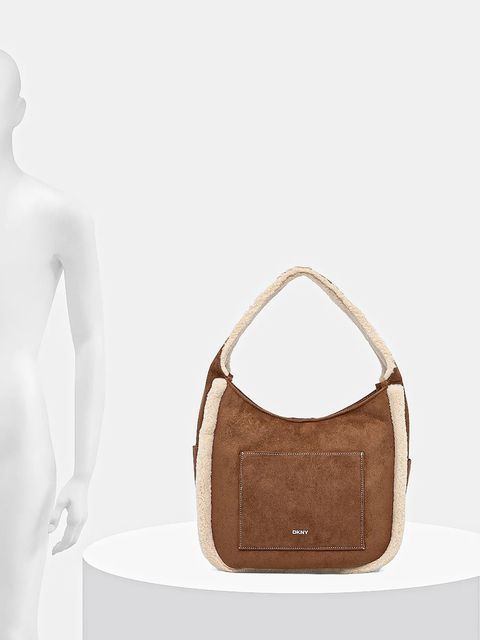 Dkny torebka CAPSULE kolor brązowy R53CDM65