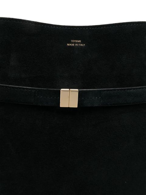 TOTEME belted bucket bag - Black