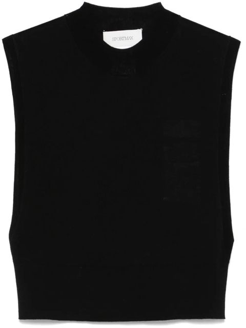Sportmax Quatto top - Black - zdjęcie produktu nr 1