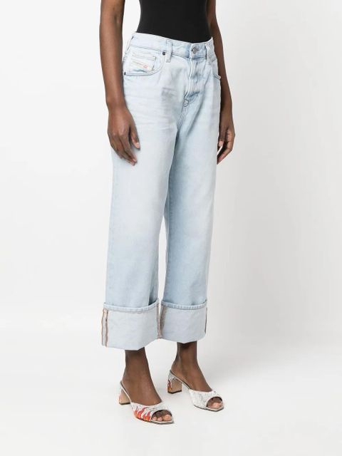 Diesel 1999 cropped straight-leg jeans - Blue