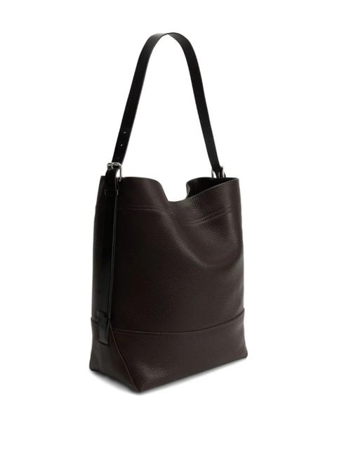 LEMAIRE large belted tote bag - Brown