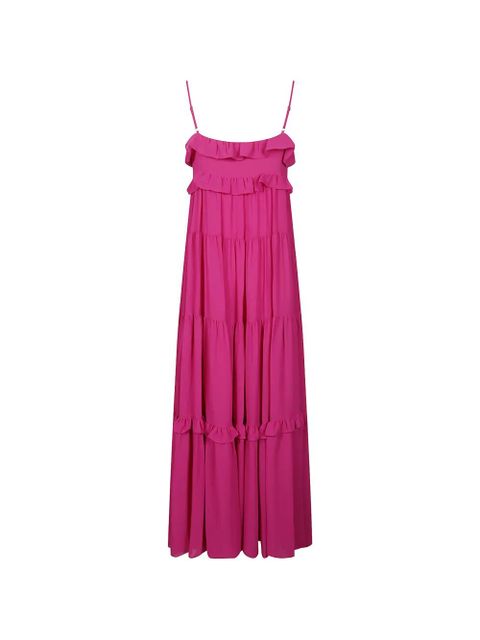 Michael Kors tiered-ruffles midi dress - Pink - zdjęcie produktu nr 2