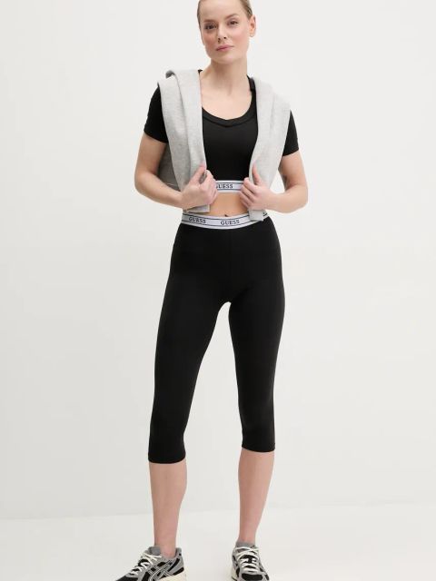 Guess polo ALINE damskie kolor czarny V5GP07 KCSA2