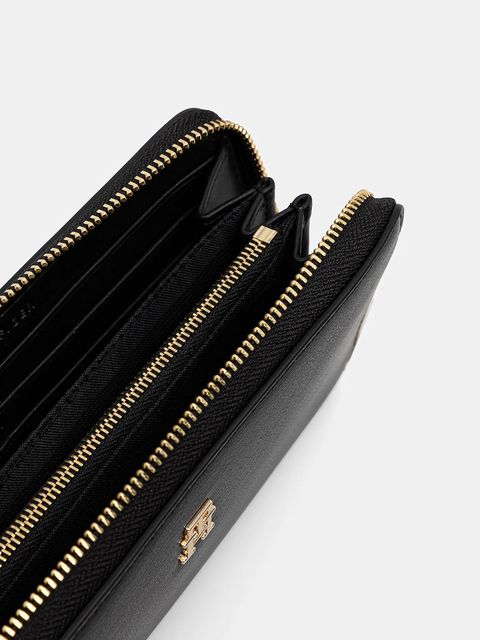 Tommy Hilfiger portfel damski kolor czarny AW0AW17744
