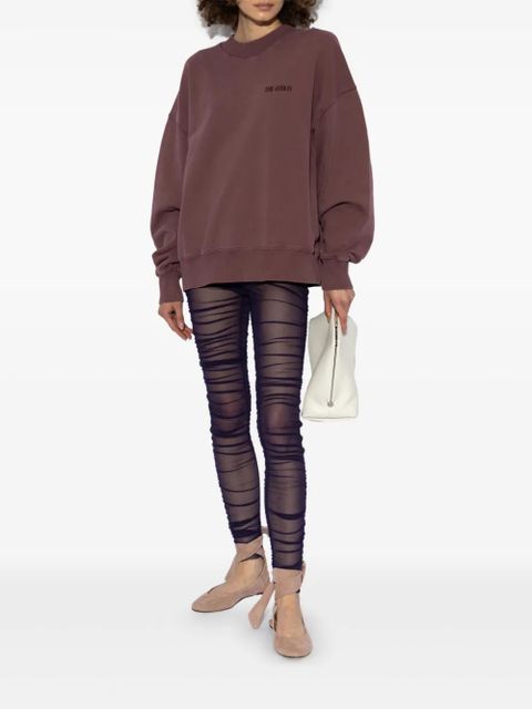 The Attico logo-embroidered sweatshirt - Brown - zdjęcie produktu nr 2