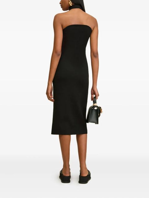 Cult Gaia Erika halterneck midi dress - Black