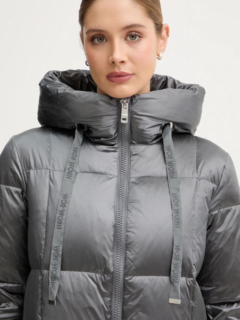 Mos Mosh kurtka puchowa damska kolor szary zimowa - zdjęcie produktu nr 2