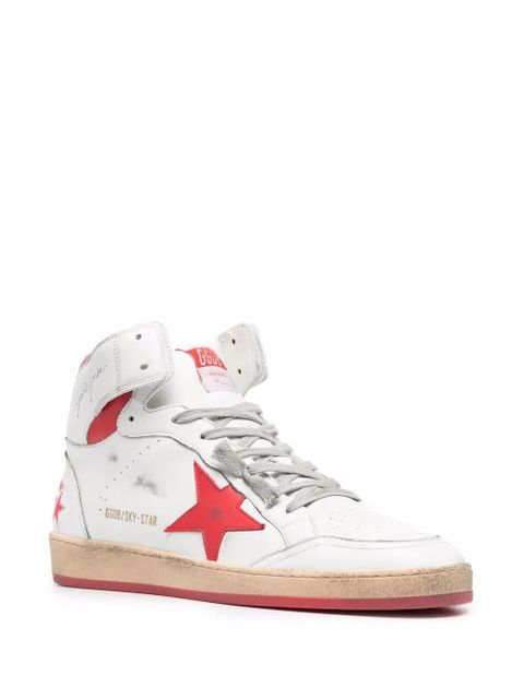 Golden Goose Sky-Star high-top lace-up sneakers - White - zdjęcie produktu nr 2