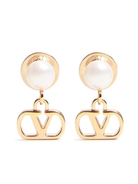 Valentino Garavani VLogo Signature earrings - Gold - zdjęcie produktu nr 1