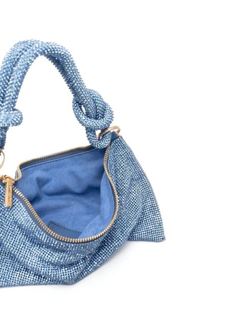 Cult Gaia Hera Nano rhinestone shoulder bag - Blue
