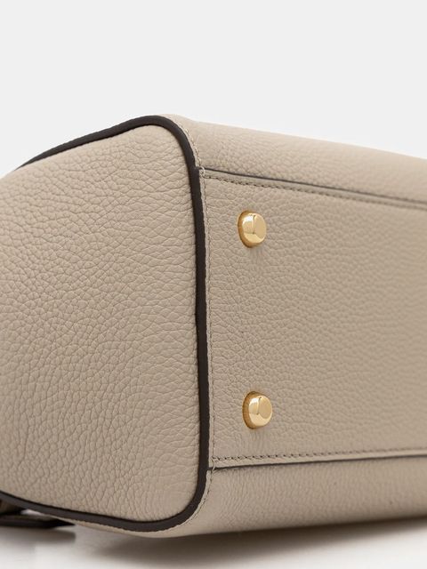 Tory Burch torebka skórzana Eleanor Soft Medium kolor beżowy 177217.250