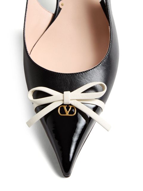 Valentino Garavani 45mm Bepointy slingback pumps - Black - zdjęcie produktu nr 2