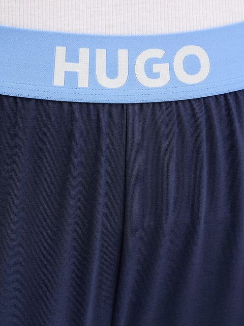 HUGO spodnie piżamowe damskie kolor granatowy 50490703