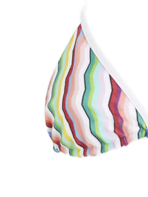 Missoni tie-side striped bikini - White - zdjęcie produktu nr 2