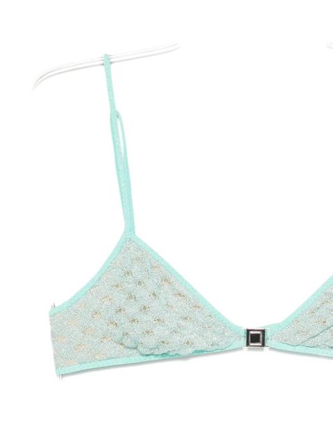 Missoni metallic-effect bikini - Blue