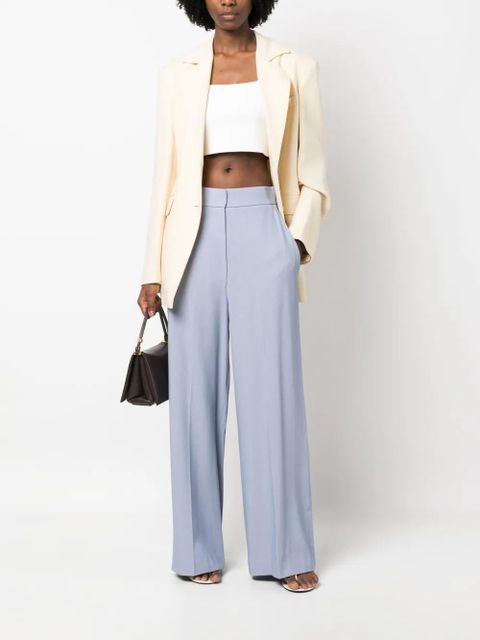 KHAITE high-waisted wide-leg trousers - Purple - zdjęcie produktu nr 2