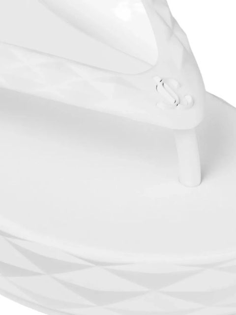 Jimmy Choo Diamond flip-flops - White