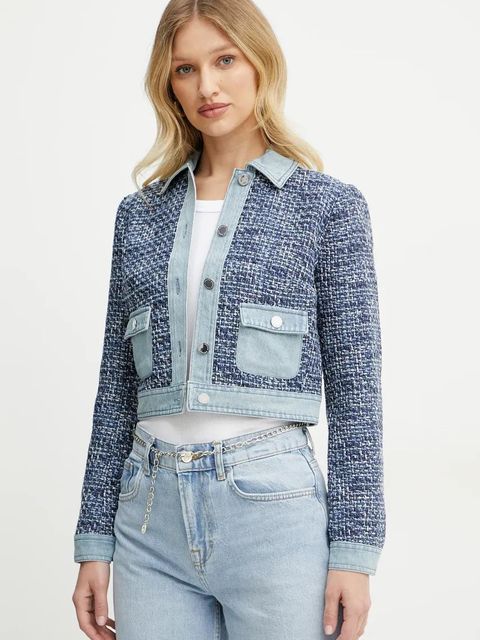 Morgan kurtka VOCI kolor niebieski przejściowa VOCI - zdjęcie produktu nr 1