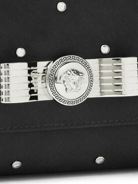 Versace Cielo Stellato Gianni Ribbon clutch bag - Black