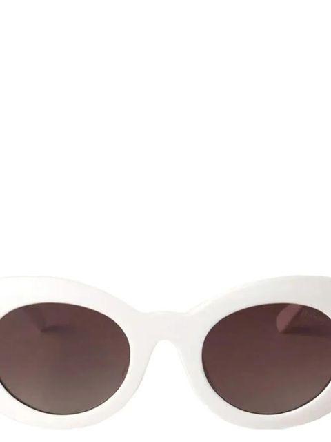 Mulberry Sophia oval-frame sunglasses - White - zdjęcie produktu nr 2
