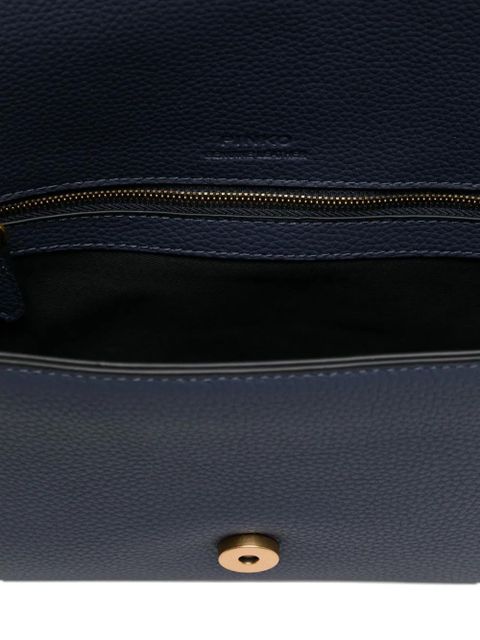 PINKO Love Birds leather satchel - Blue