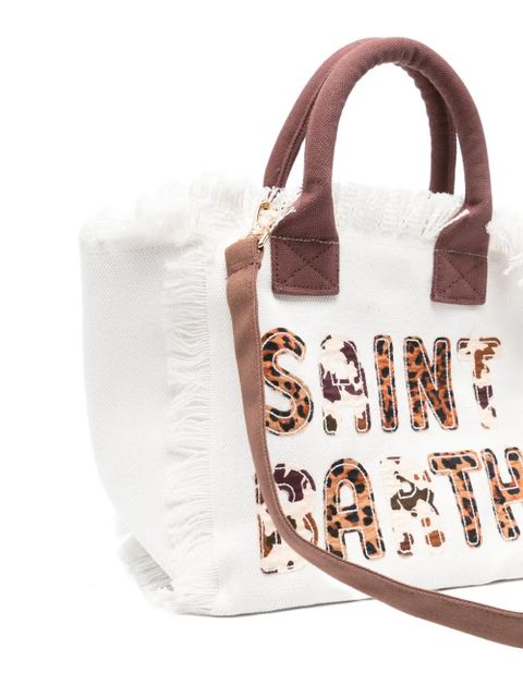 MC2 Saint Barth fringed-detail tote bag - White