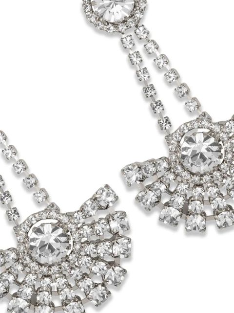 Jennifer Behr crystal velma earrings - Silver
