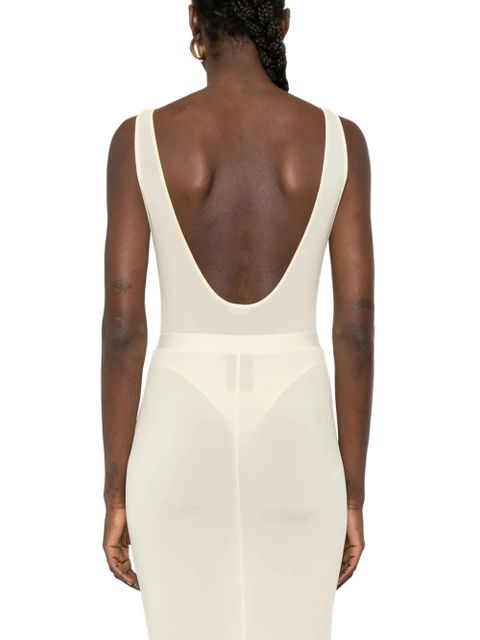 WARDROBE.NYC sheer tank bodysuit - Neutrals