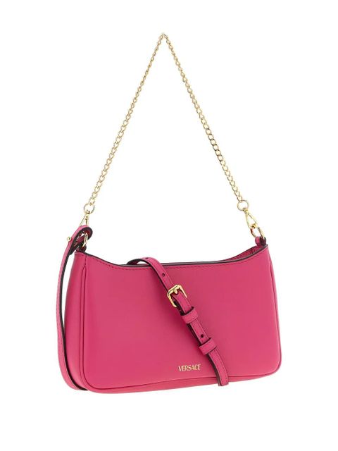 Versace La Medusa calf-leather crossbody bag - Pink