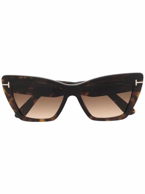 TOM FORD Eyewear Whyatt butterfly-frame sunglasses - Brown - zdjęcie produktu nr 1