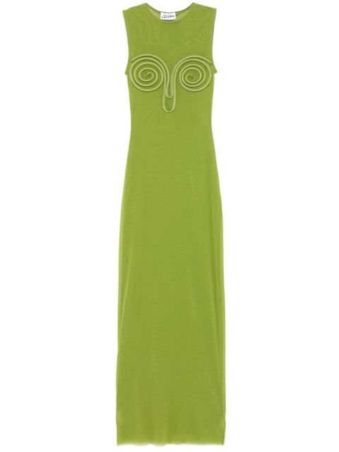 Jean Paul Gaultier Spirale maxi dress - Green - zdjęcie produktu nr 1