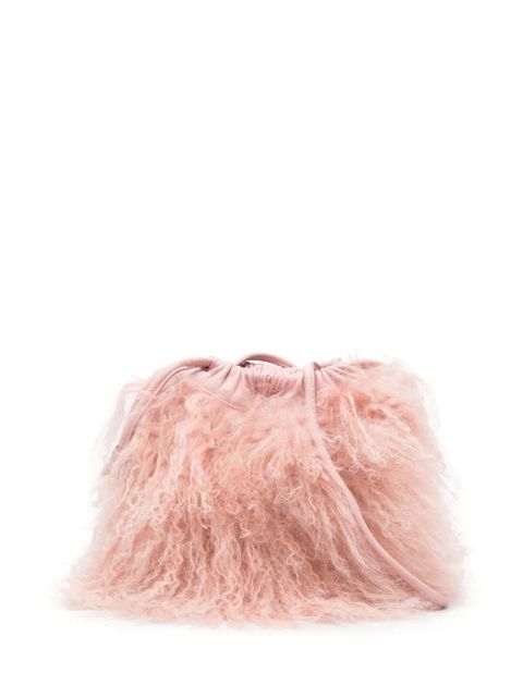 Zadig&Voltaire Rock To Go Frenzy shearling bucket bag - Pink - zdjęcie produktu nr 1